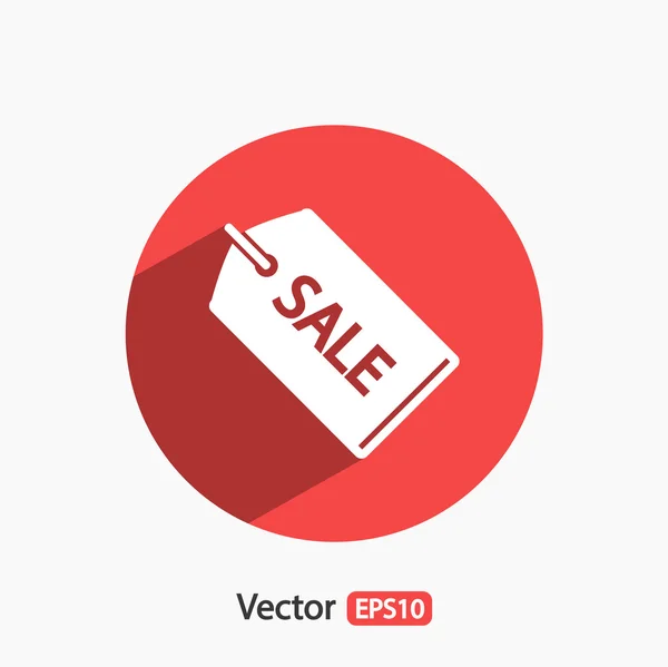 Verkoop labelpictogram — Stockvector