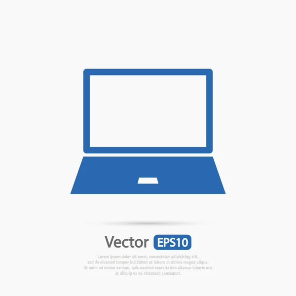 Design de ícone laptop —  Vetores de Stock