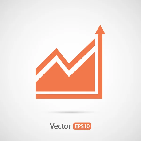 Infographic, grafiek pictogram — Stockvector