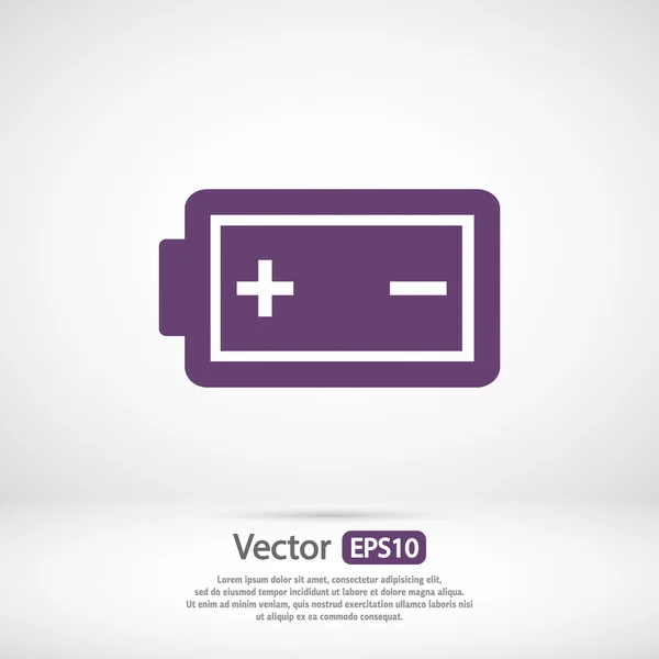 Batterij lading pictogram — Stockvector