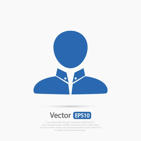 Icono del hombre de negocios — Vector de stock