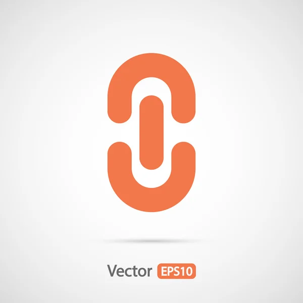 Lánc kapcsolat ikon — Stock Vector