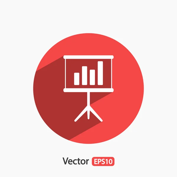 Prázdná ikona, plochý design styl — Stockový vektor