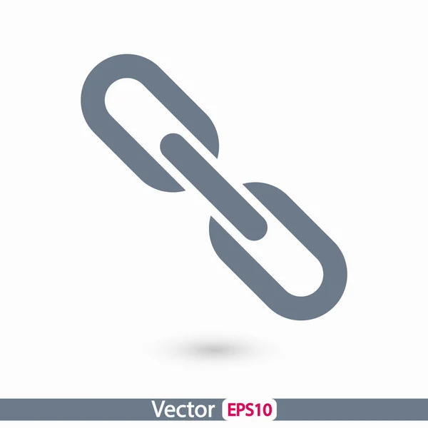 Lánc kapcsolat ikon — Stock Vector