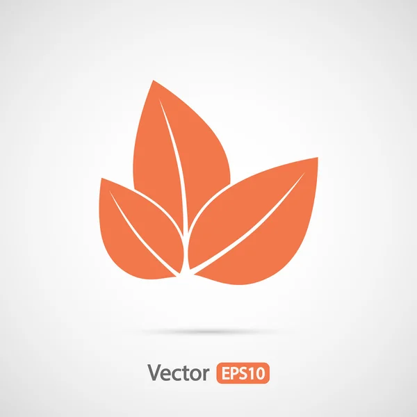 Tree leaves icon — Stock Vector