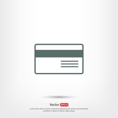 banka kredi kartı simgesi