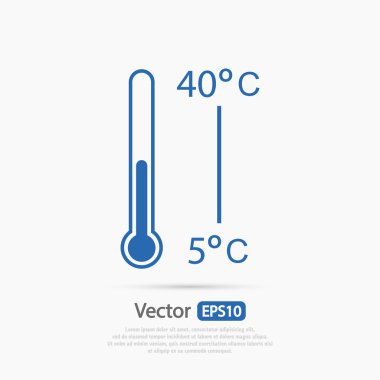 Termometre simgesi tasarım