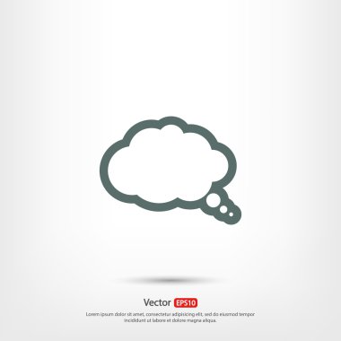 konuşma balonları simgesi