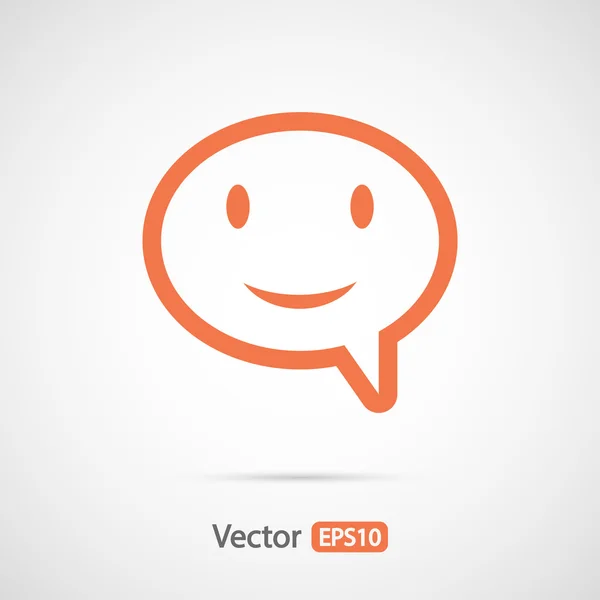 Icono de burbuja de habla — Vector de stock