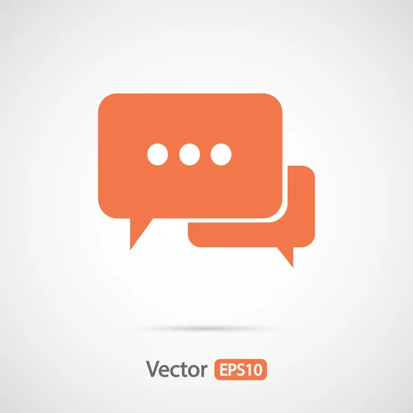 Speech bubble Icon — Stock Vector