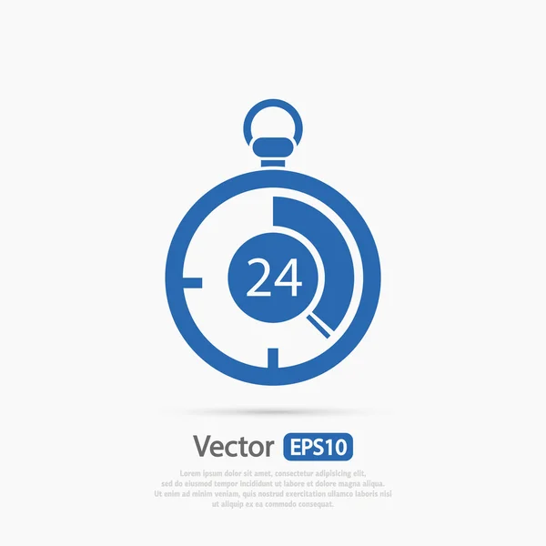 Stoppur ikon design — Stock vektor