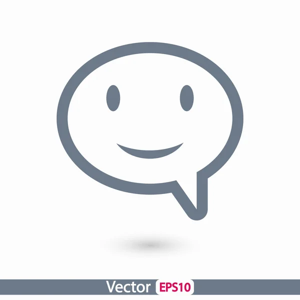 Icono de burbuja de habla — Vector de stock