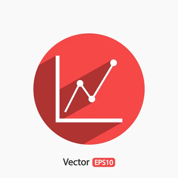 Infographic, grafiek pictogram — Stockvector