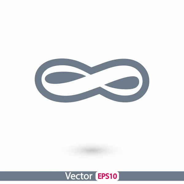 Korlátlan szimbólum ikon — Stock Vector