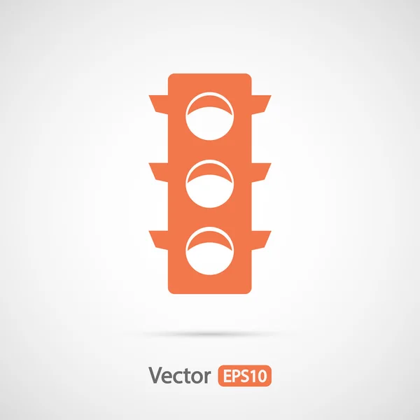 Icono de semáforo — Vector de stock