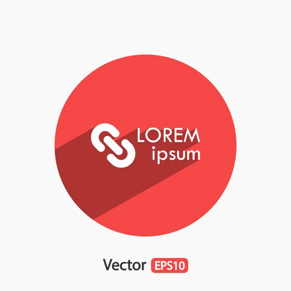 Icono de eslabón — Vector de stock