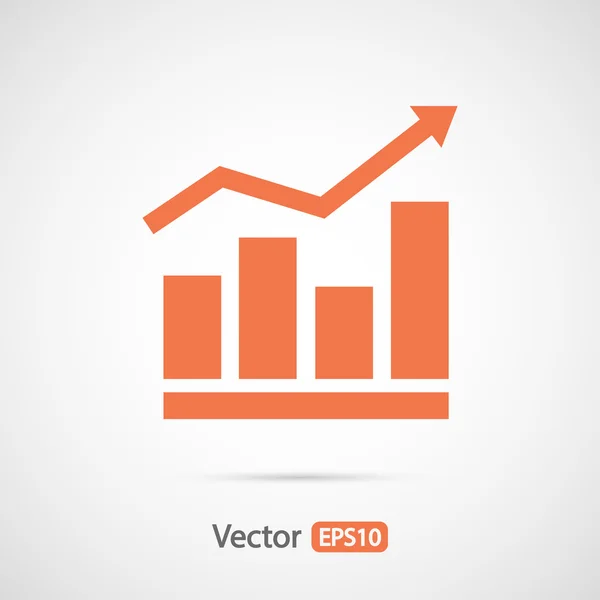 Infographic, ikonu grafu — Stockový vektor