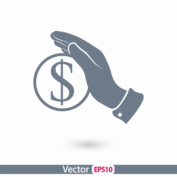 Geld pictogram opslaan — Stockvector