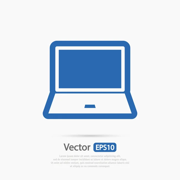 Design de ícone laptop —  Vetores de Stock