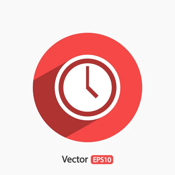 Reloj icono de diseño — Vector de stock