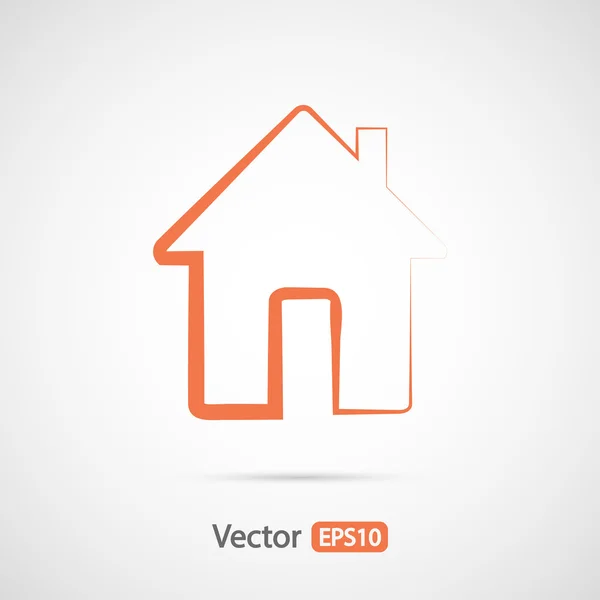 Hus ikon design — Stock vektor