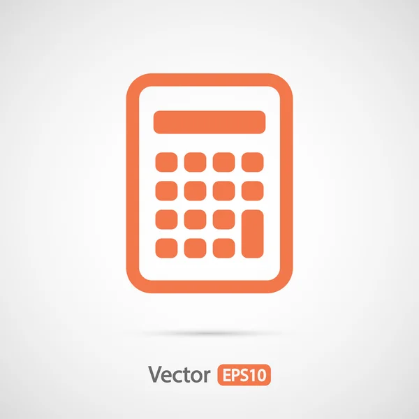 Calculator icon design — Stock Vector