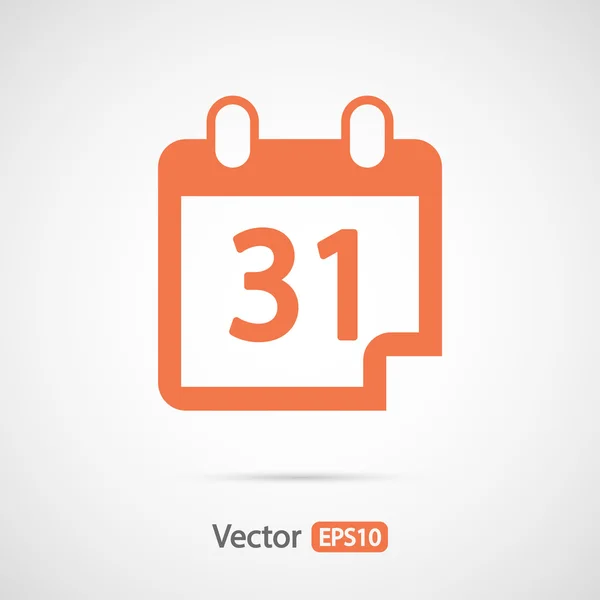 Diseño de icono de calendario — Vector de stock