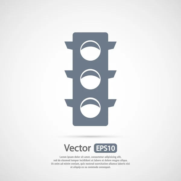 Icono de semáforo — Vector de stock