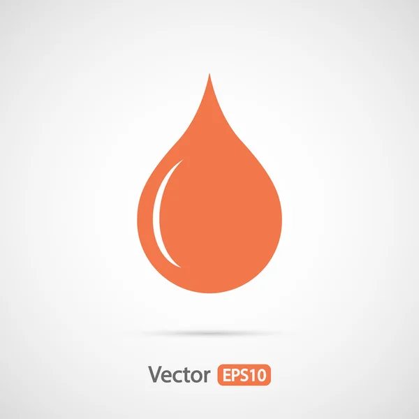 Diseño de icono de gota — Vector de stock