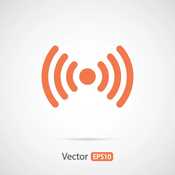 Wireless Icon, Flat design style — стоковый вектор