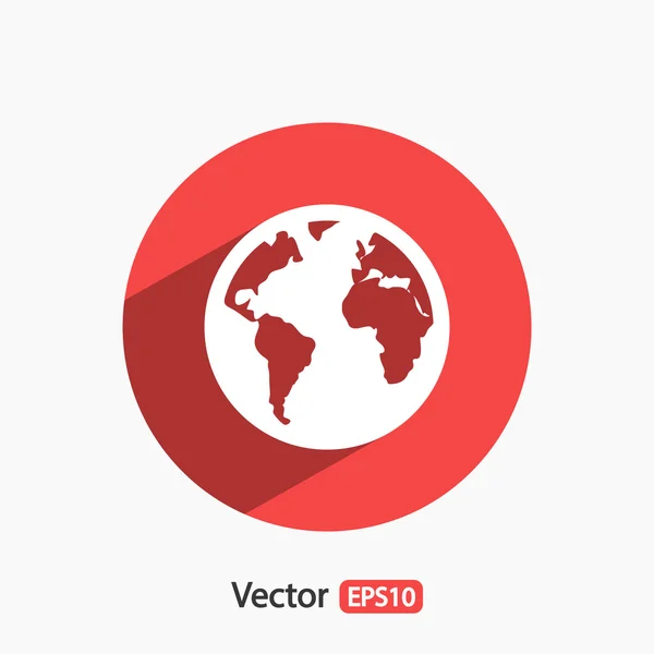 Planeet pictogram ontwerp — Stockvector