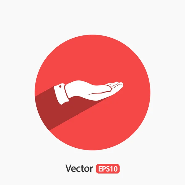 Design icona a mano — Vettoriale Stock