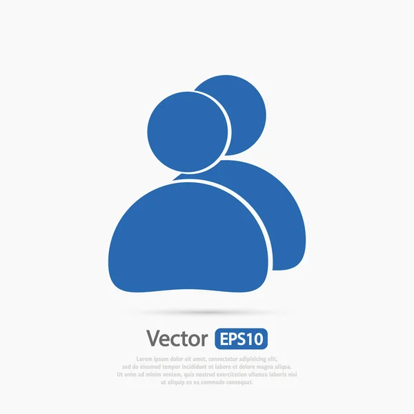 Icono de gente de negocios — Vector de stock