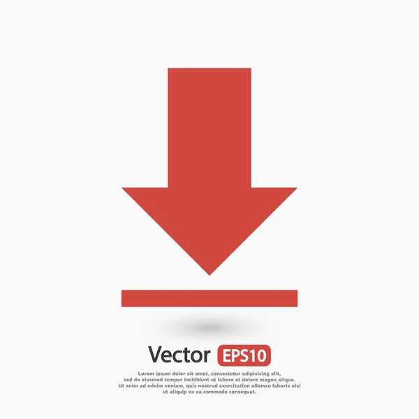 Stáhnout ikonu design — Stockový vektor