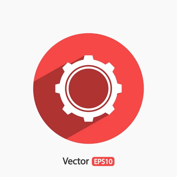 Icono de engranaje diseño — Vector de stock