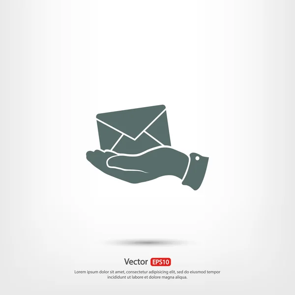 Sobre icono de correo — Vector de stock