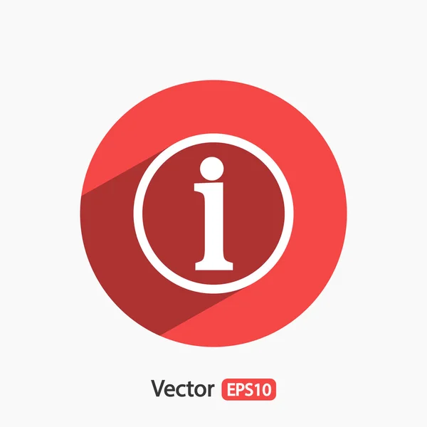 Signo de información icono — Archivo Imágenes Vectoriales