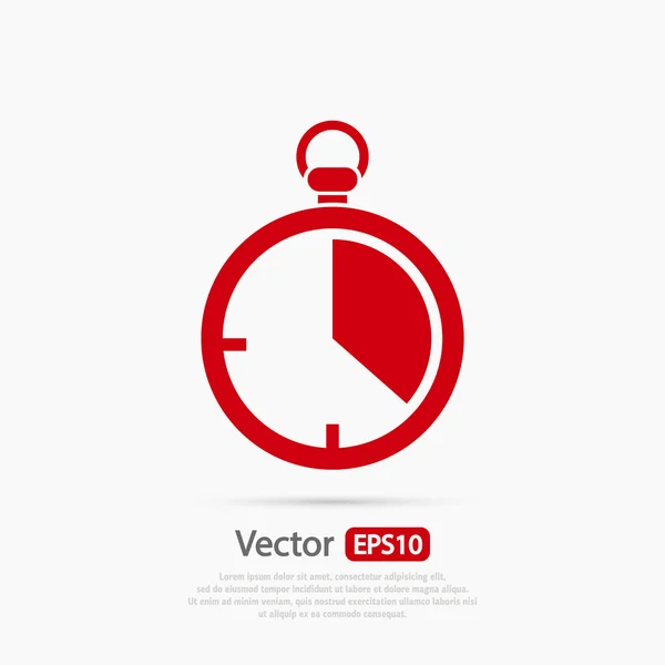 Stopwatch icon design — Stock Vector