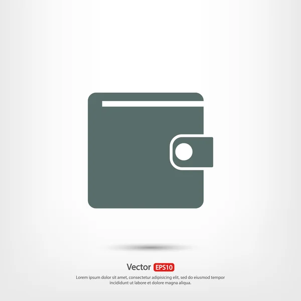 M-cüzdan simgesi tasarım — Stok Vektör