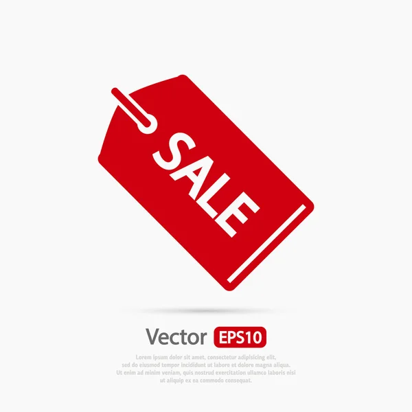 Venta etiqueta icono — Vector de stock