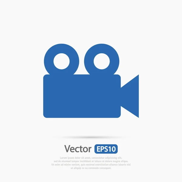 Video camera icon — Stock Vector