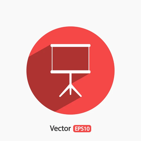 Leeg pictogram, platte ontwerpstijl — Stockvector