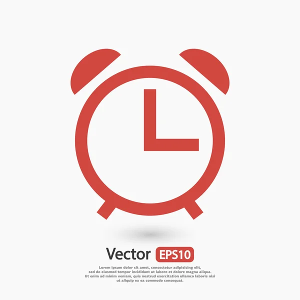 Reloj icono de diseño — Archivo Imágenes Vectoriales