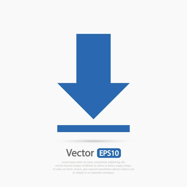 Hämta ikon design — Stock vektor