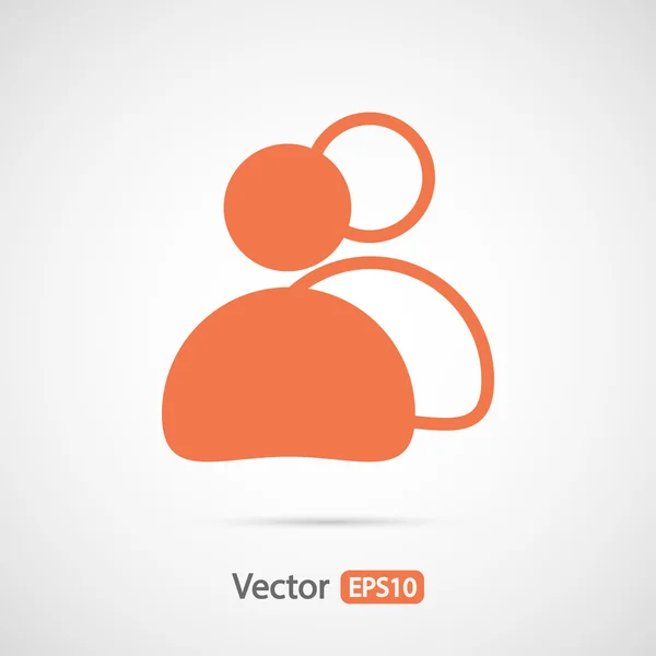 Icono de gente de negocios — Vector de stock