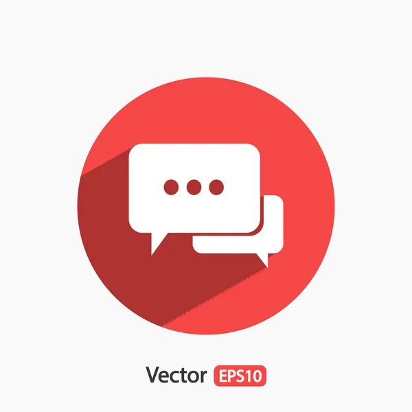 Icono de burbuja de habla — Vector de stock