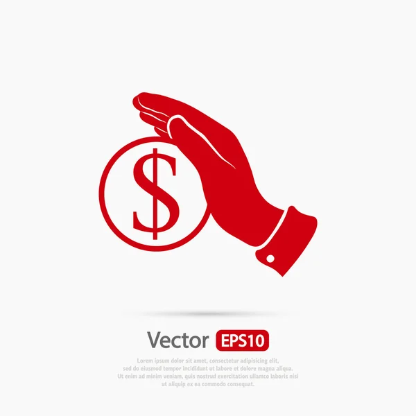 Ahorrar dinero icono — Vector de stock