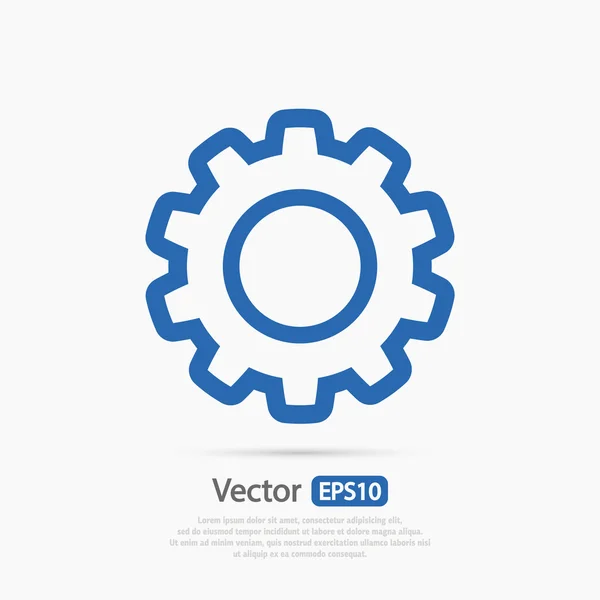 Gear icon design — Stock Vector