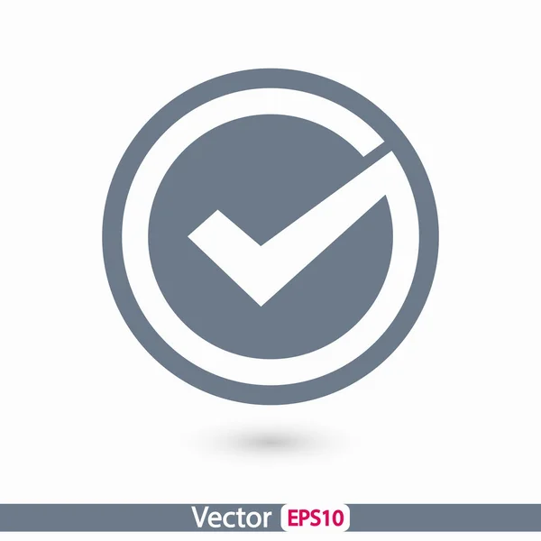 Tick icon design — Stock Vector