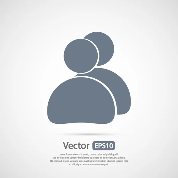 Zakelijke mensen Pictogram — Stockvector